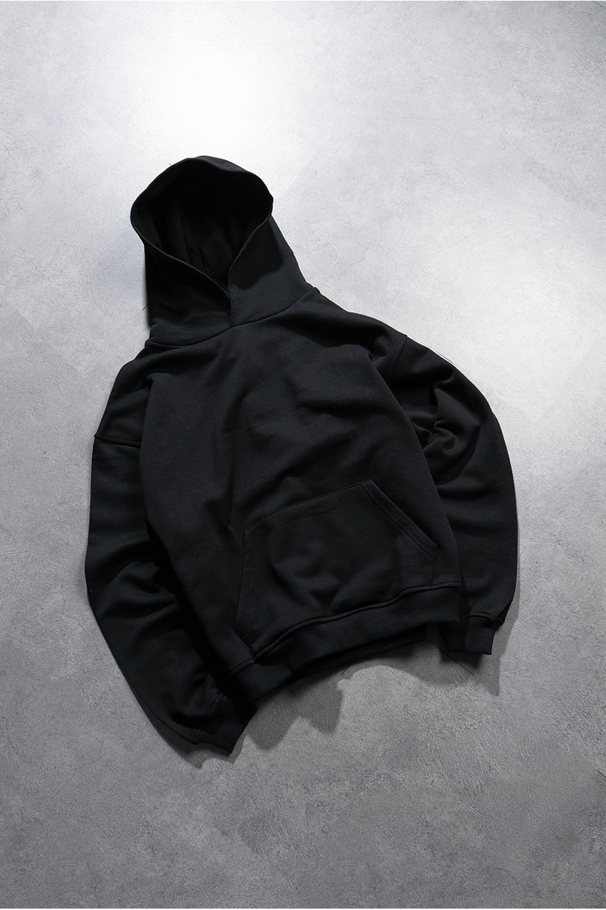 Siyah Basic Erkek Kapşonlu Hoodie TH1010SY - Aksesuarix - Türkiye´nin ...
