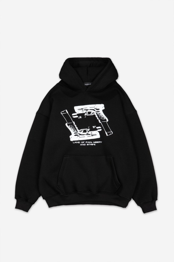 Land Of Pain Oversize Erkek Hoodie - Aksesuarix - Türkiye´nin En